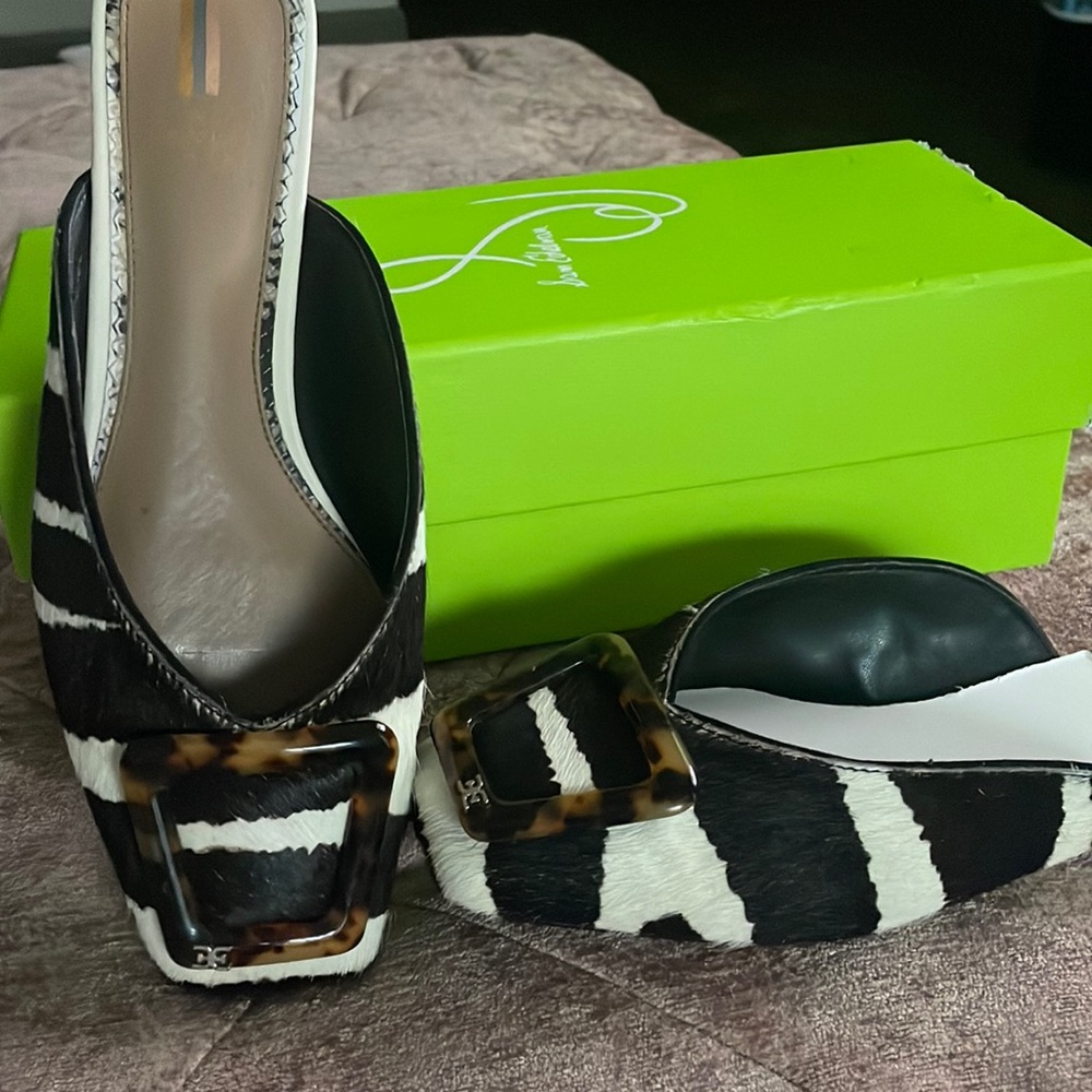 Sam Edelman zebra mule